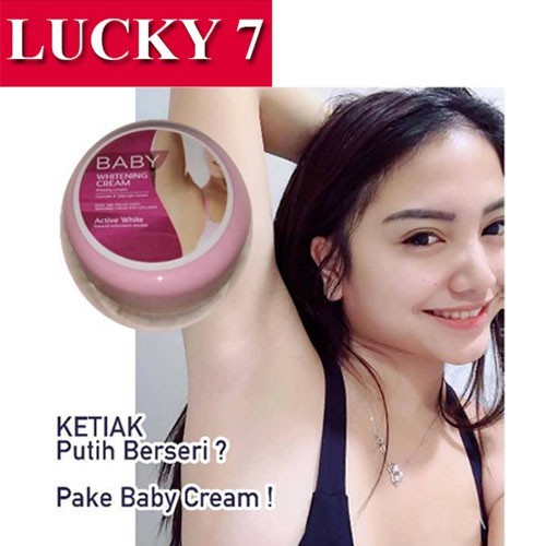 Pemutih Ketiak Baby Whitening Krim - Cream Pemutih Badan, Ketiak, Leher,Pantat dan Selangkangan