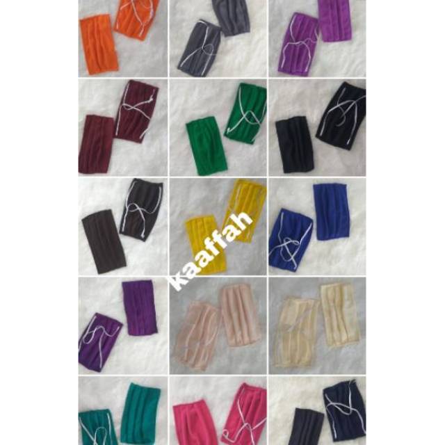 Masker bahan kaos logo/masker kaos warna