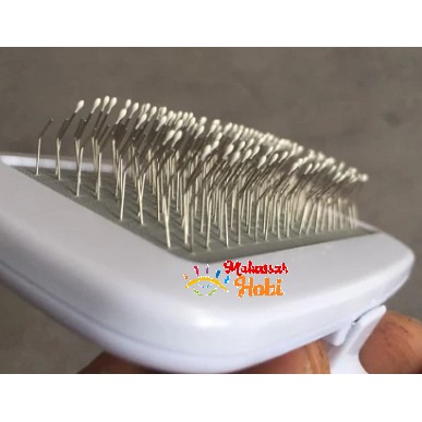 Sisir Kawat Kucing Anjing Grooming Hewan Pet Hair Slicker Brush Comb