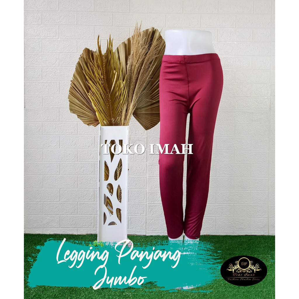 CELANA LEGGING PANJANG JUMBO XXL WANITA BAHAN SPANDEK PREMIUM BISA COD