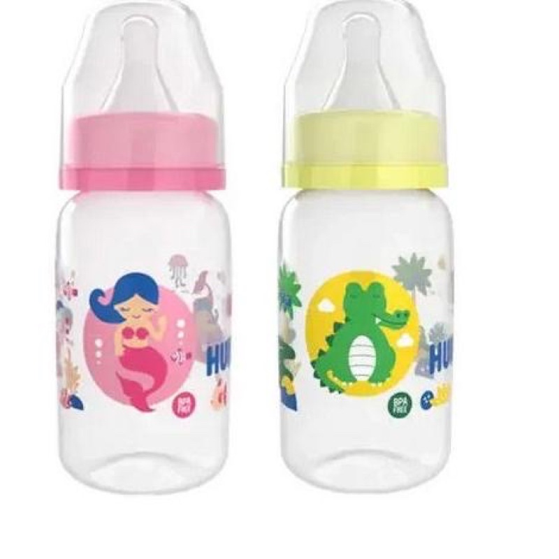 Botol susu bayi Huki round regular 120 ml, 240ml DOT BULAT