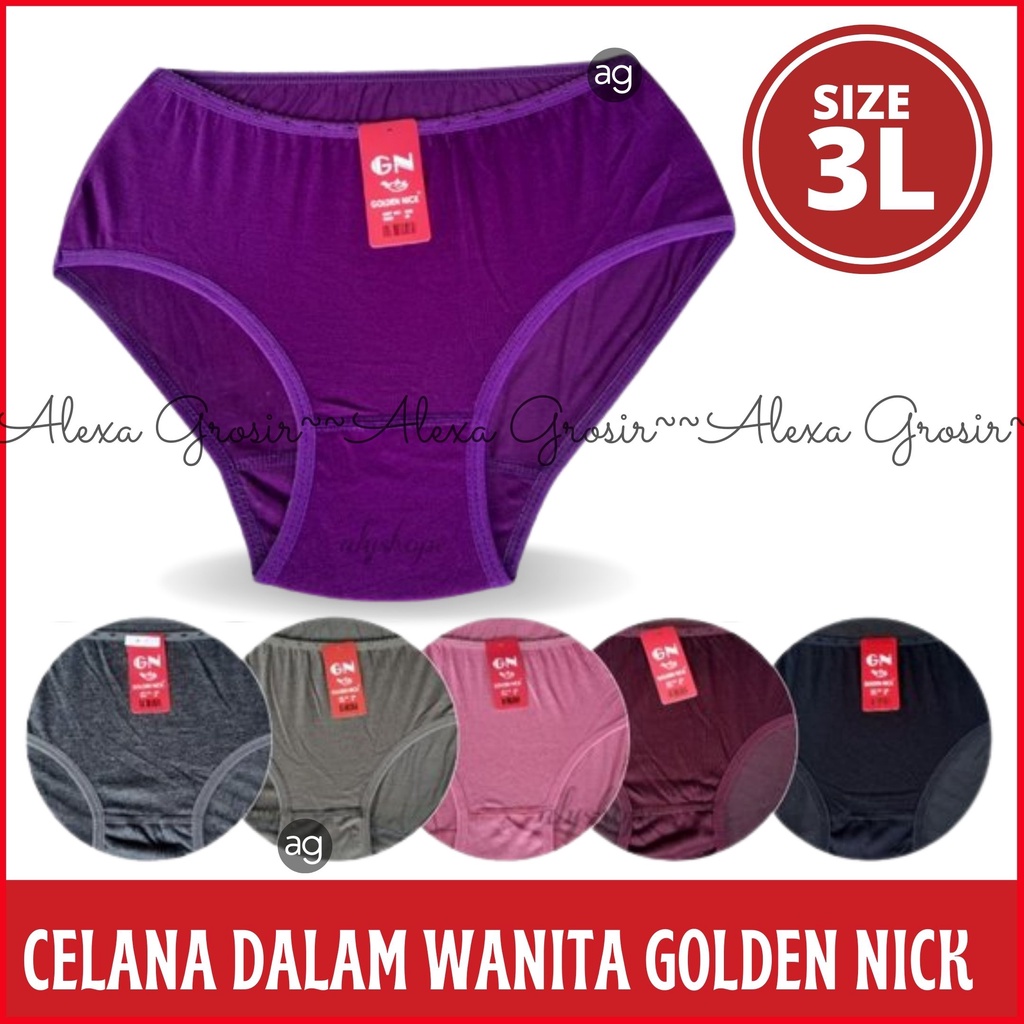 CELANA DALAM WANITA (CD WANITA) - GOLDEN NICK ORIGINAL SIZE 3L