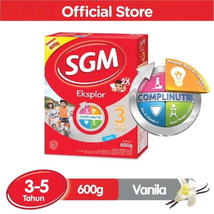 

SGM EKSPLOR 3+ VANILA 600 GR