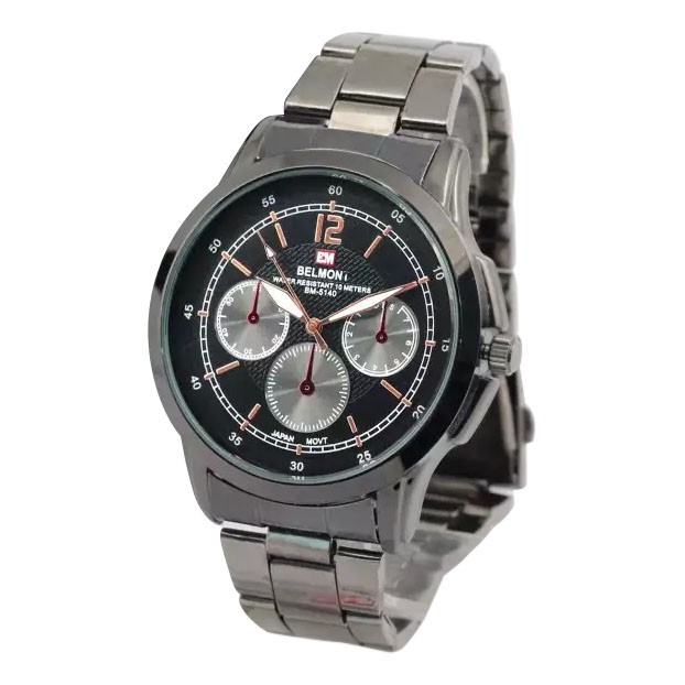 Jam Tangan Pria Rantai Belmont BM 5140