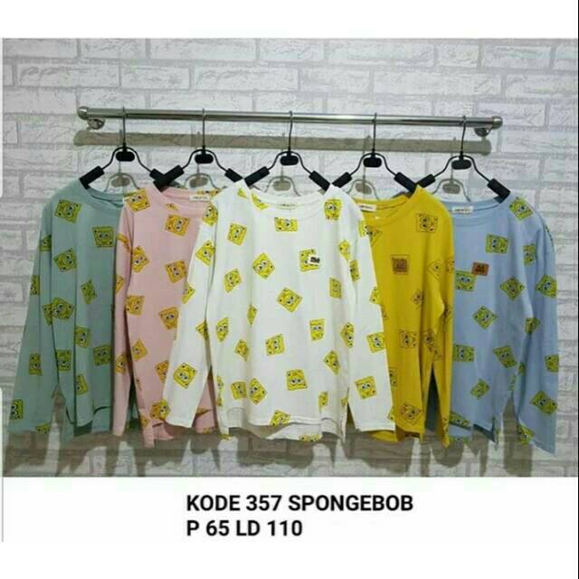 Kaos import 357 spongebob