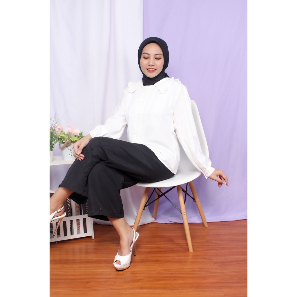 Tq88indonesia Baju Blouse Wanita Terbaru /  Blouse Bloni / Gloni Blouse / Baju Atasan Wanita Kekinian / Ootd Terbaru / Outfit Citayam Kekinian