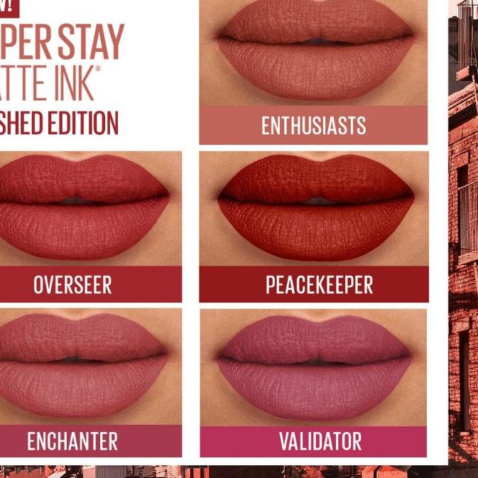 ✨TERLARIS✨ Maybelline Superstay Matte Ink Liquid Matte Lipstick Make Up [ Tahan Lama Hingga 24 Jam ]