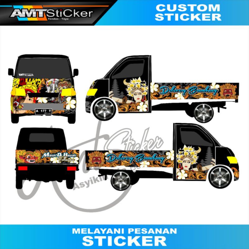 [Terlaris] Stiker Decal Mobil Granmax Stiker Mobil Stiker Decal Grandmax