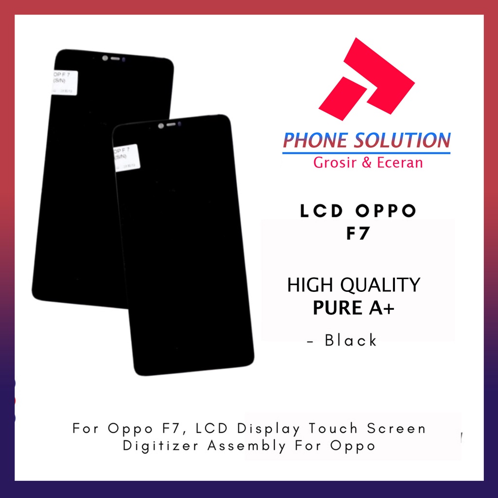 LCD Oppo F7 Fullset Touchscreen - Parts Kompatibel Dengan Produk Oppo // Supplier LCD Oppo F7 - Garansi 1 Bulan