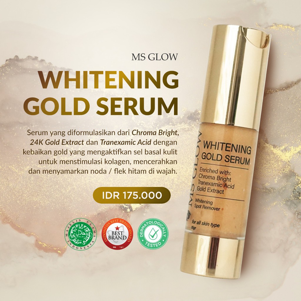 SERUM GOLD MS GLOW / WHITENING GOLD SERUM MS GLOW / SERUM GOLD WHITENING MS GLOW