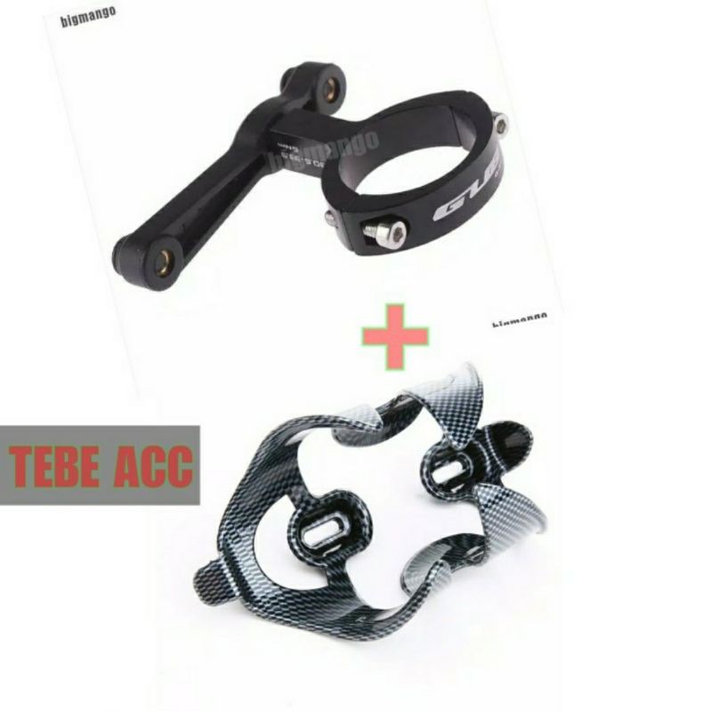 GUB G-21 breket holder botol minum sepeda / tempat botol minum sepeda di seatpost dan stang