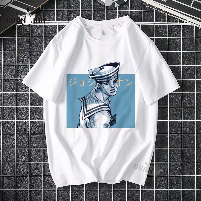 Tshirt The Amnesia Josuke Jojo Bizzare Adventure Anime Manga Premium Unisex