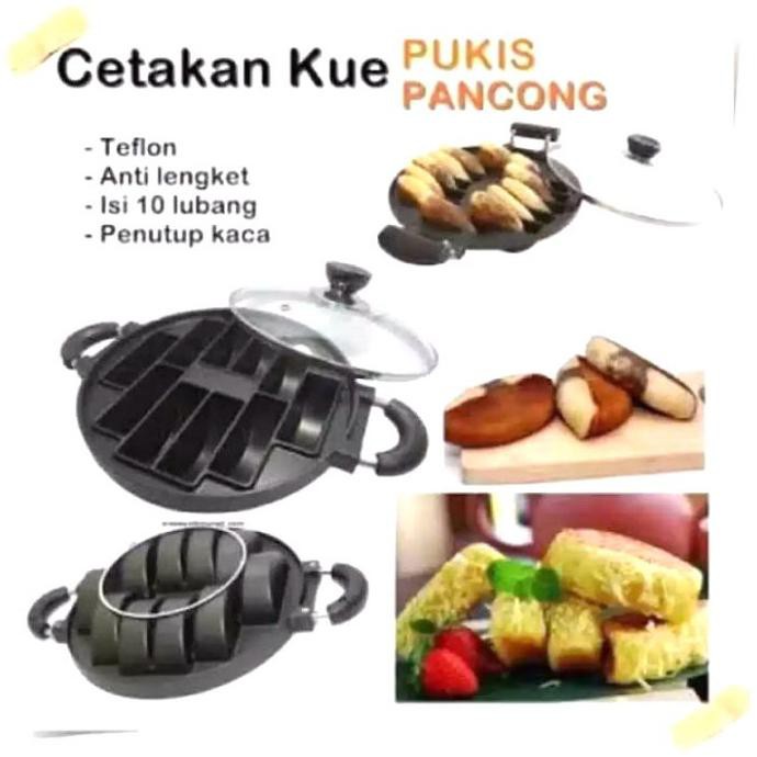 Cetakan Kue Pukis Pancong 10 Lubang Happy Call/Original Gembalastore