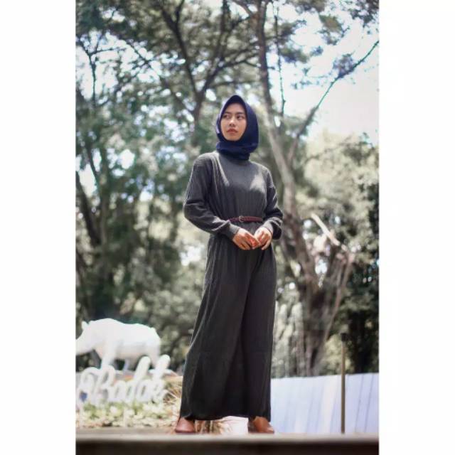 MEDARI LONG DRES / BOXY LONG DRESS  / PAKAIAN WANITA