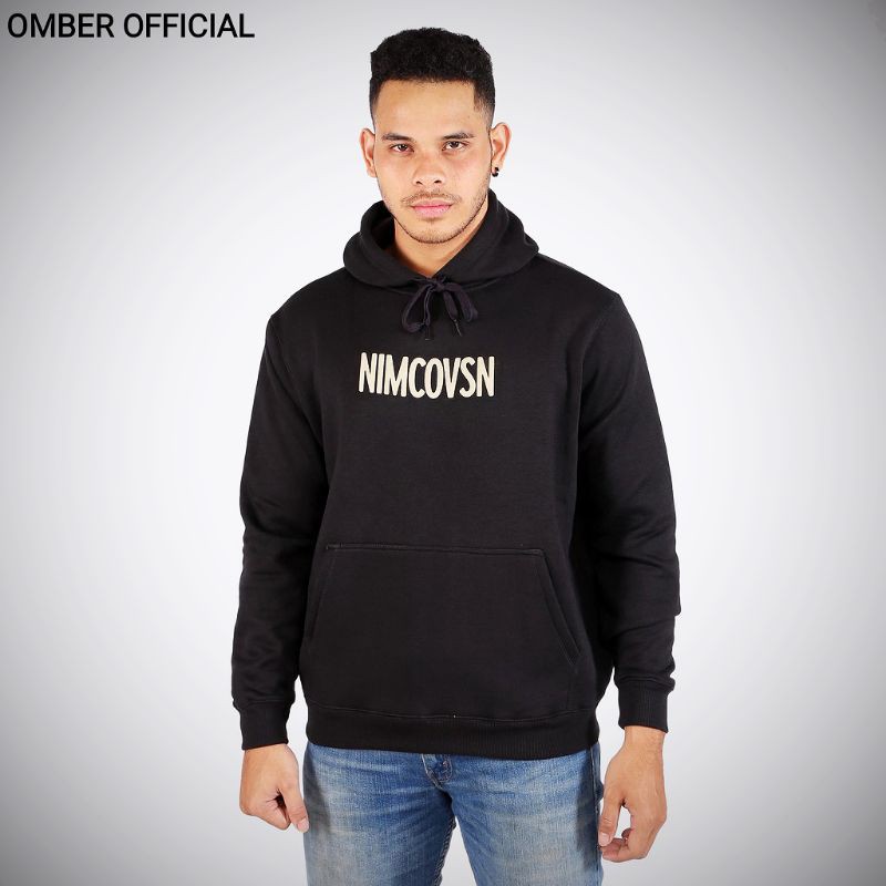 NIMCO VSN BLACK HOODIE JAKET SWEATER