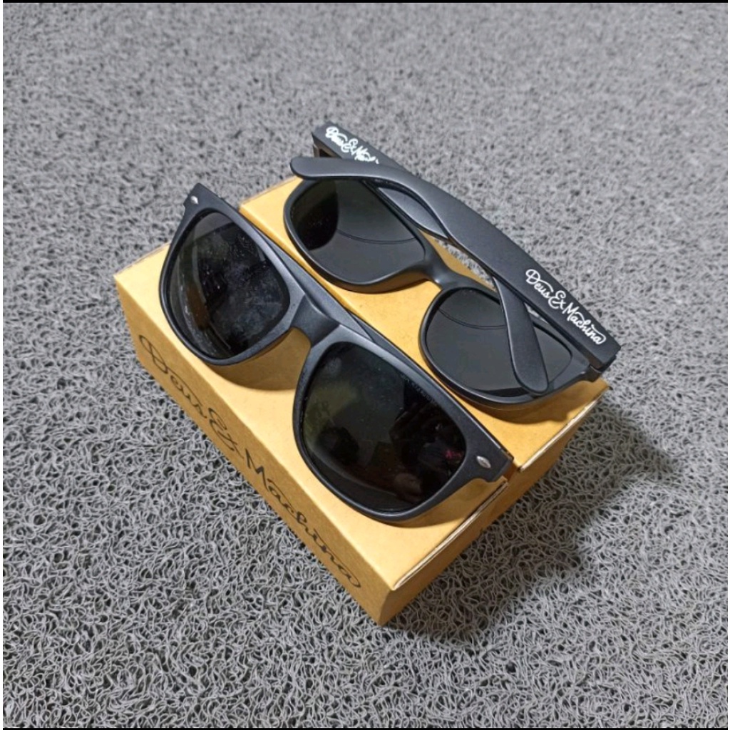 Kacamata Hitam Cowo Cewe Unisex Fashion Kacamata Hitam Retro Gaya Sunglasses - The Muds Official