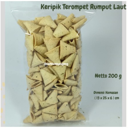 

Snack Tritos Yolayola Terompet Rasa Balado Rumput Laut 200 g