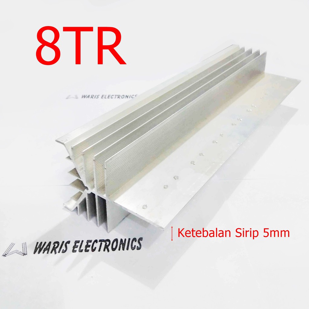 pendingin heatsink sirip Y Sanken 8 TR 30cm
