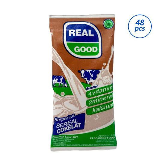 

Real Good Bantal Rasa Sereal Cokelat (1 karton isi 48 pouch)