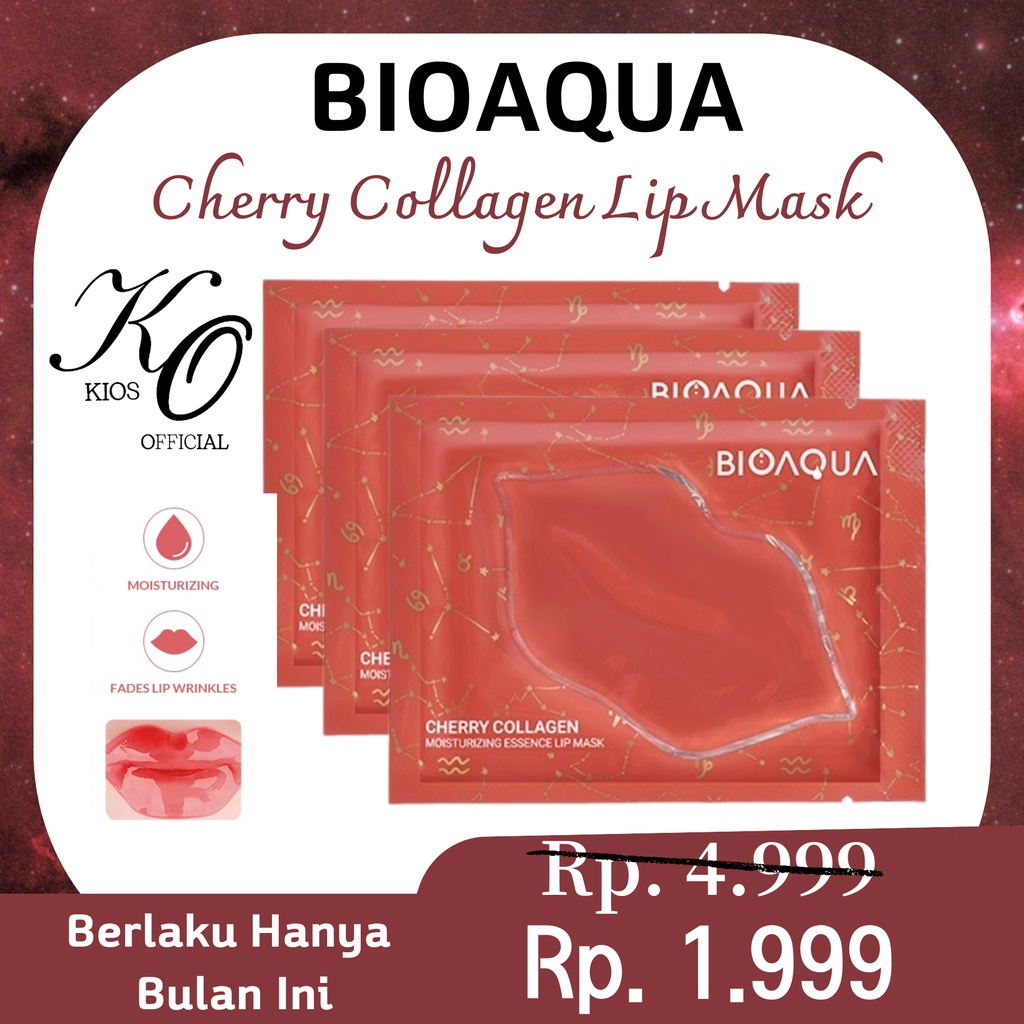 Bioaqua Cherry Collagen Moisturizing Essence Lip Mask 6g