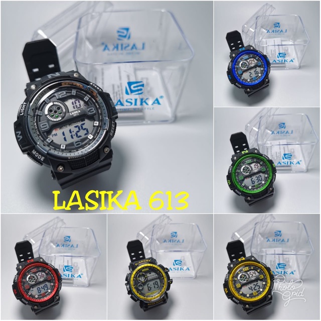 Jam Tangan Pria / Wanita LASIKA 613 anti air bisa berenang