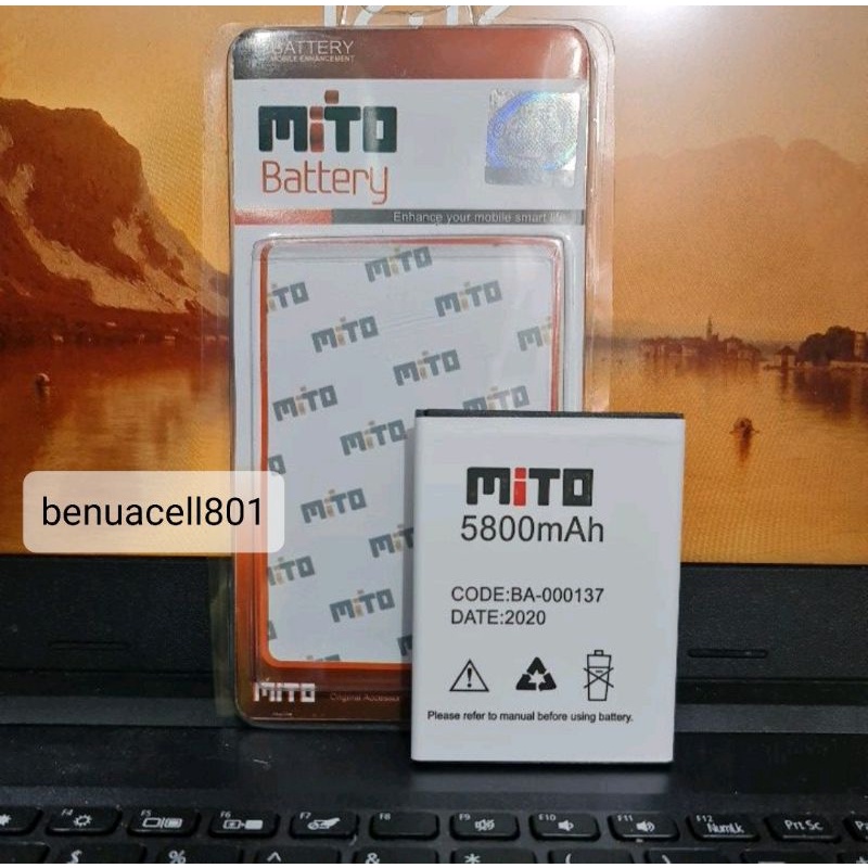 battery batrai baterai MiTo BA000137