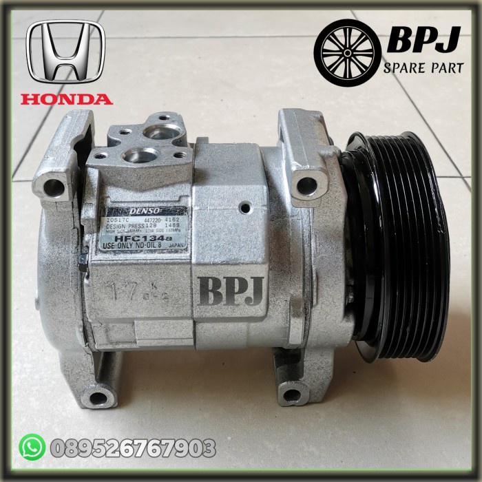 Bekas} Kompresor AC Honda New CRV Gen 2 Stream Strim K20 2.0 2000 cc DENSO Diskon
