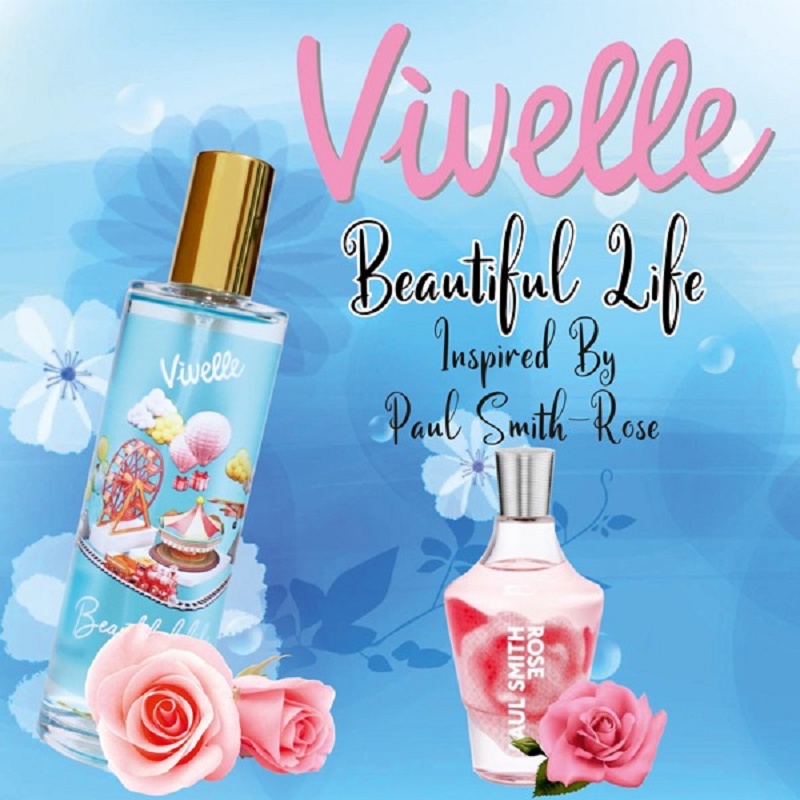 Vivelle EDT Glass Designer Series 100 ml - EK (luar pulau pakai ekspedisi Hemat)