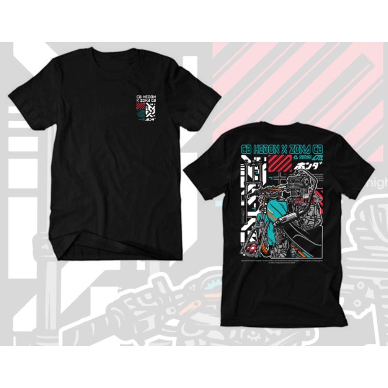 KAOS ZONACB ORIGINAL TERBARU / KAOS HONDA CB GL MEGAPRO c70 HEREX RACING HEDON