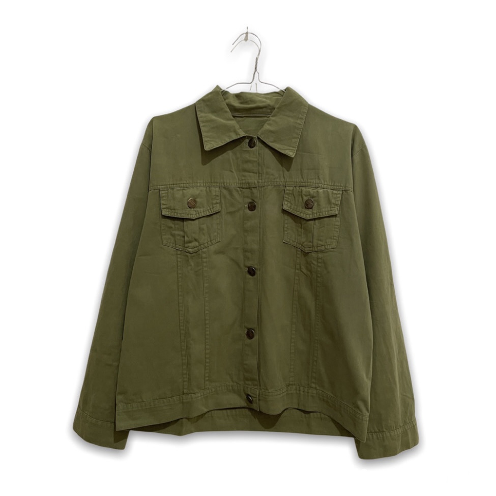 [Preloved] Jaket Kanvas Army