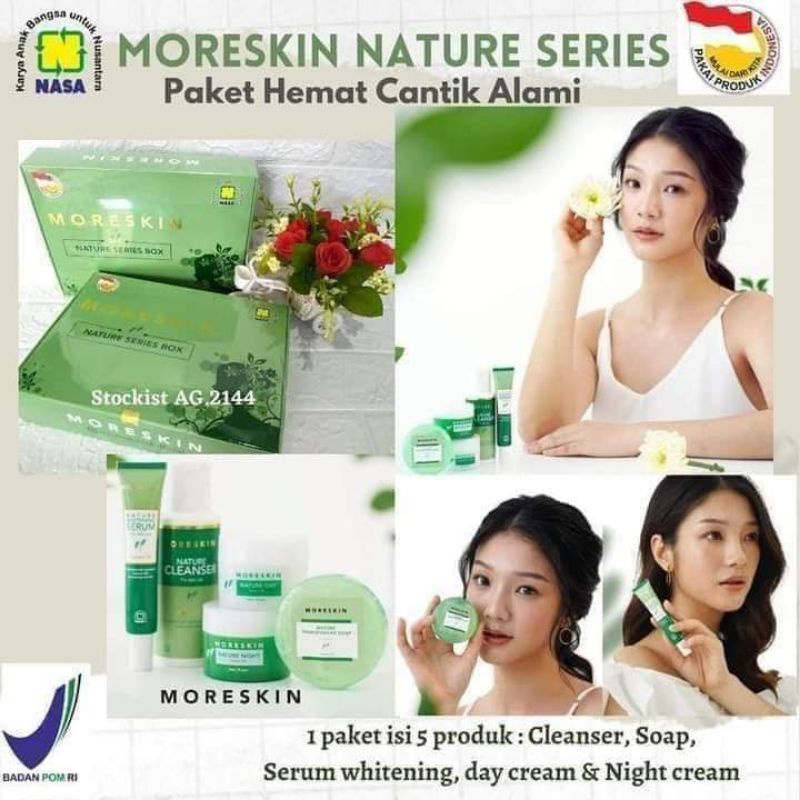 Moreskin Nature / Paket Moreskin/Pencerah Wajah