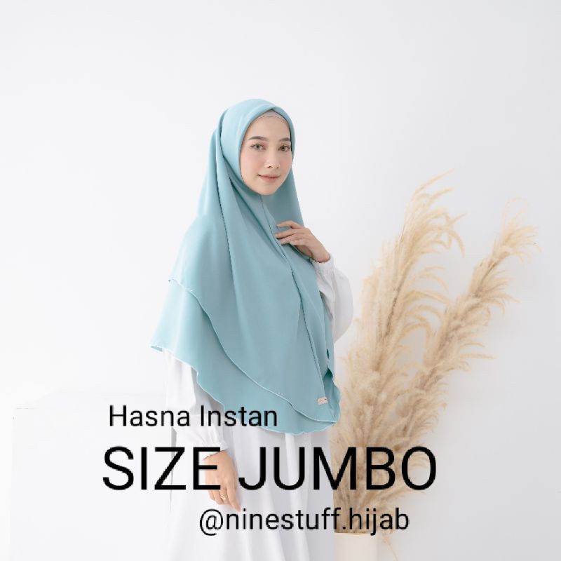 Ninestuff Hijab | Hijab Hasna Instan bolak-balik