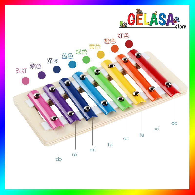 Gelasa Mainan kayu anak  Learning Maze Beads Calculation Frame Baby Toys