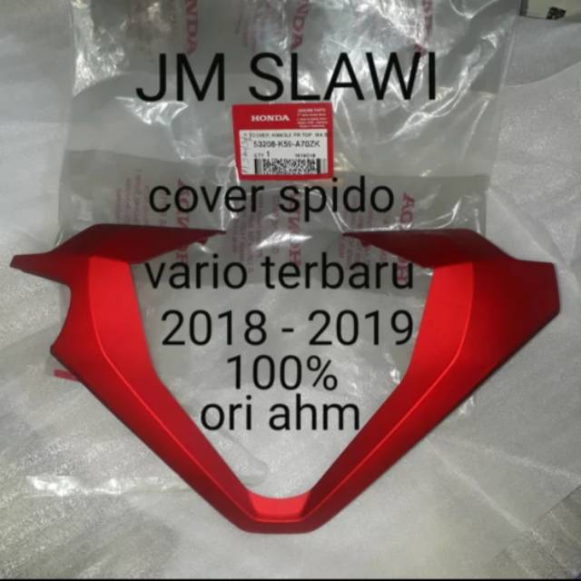 Cover speedometer cover handle front top vario 150 led 2018 - 2020 ori AHM