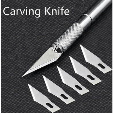 

✅ Pen Cutter Set + Reffil 5 Pcs Art Knife Pisau Cutting Sticker Gundam Gunpla Pen Cutter Pisau Presisi pisau sayat bonsai pisau stek tanaman serbaguna