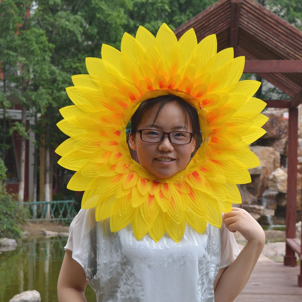 Headgear Bunga Matahari Lucu Untuk Festival Pesta Shopee Indonesia