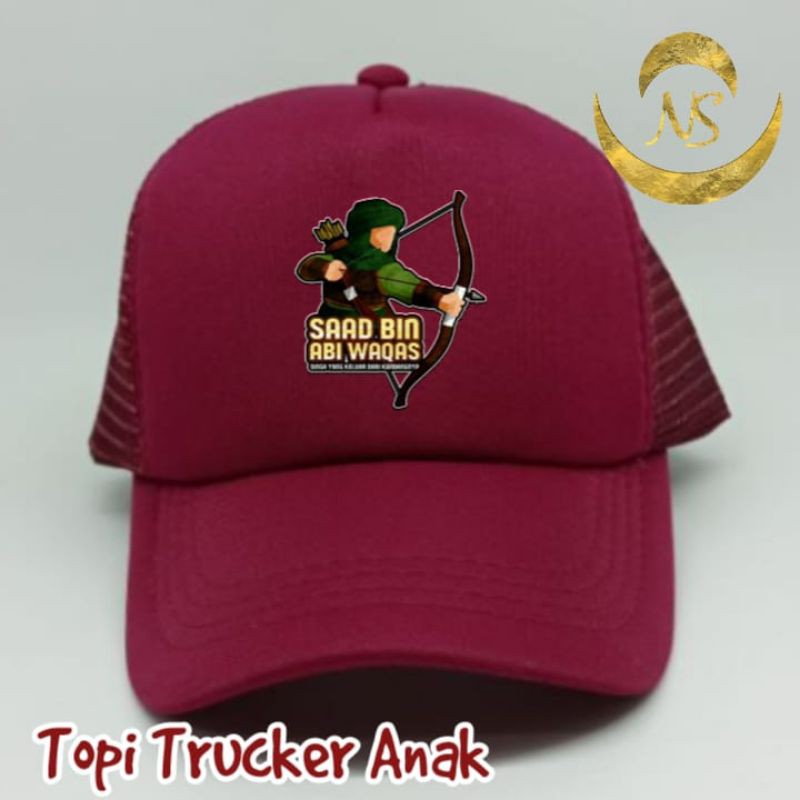 Topi Trucker Anak Laki Laki Cowok Karakter Muslim