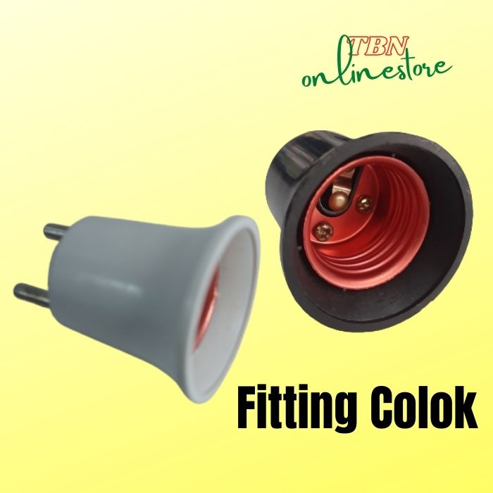 Fitting colok lampu langsung pakai murah - Tempat dudukan lampu - Kingsun KS 1120N