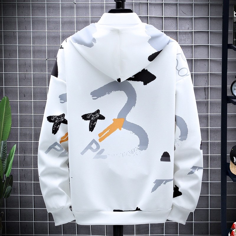 Hoodie Pria Sweater Kaos Hoodies Lengan Panjang Jaket Hoodie W2129