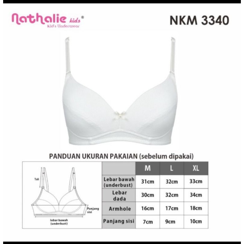 Bh pelajar Nathalie girls First Bra NKM 3340