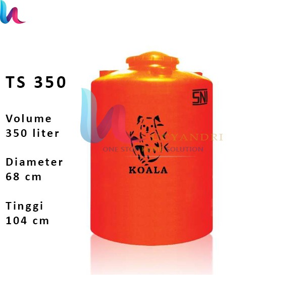 Tangki Air KOALA TS 350 Volume 350 Liter Toren Tandon