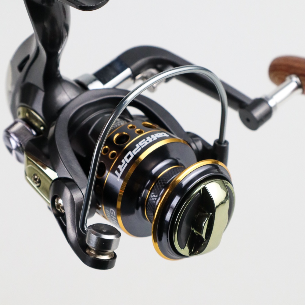 Reel Pancing Taffsport BK2000 Spinning Fishing 5.2:1 Ball Bearing 13 - Gun Black