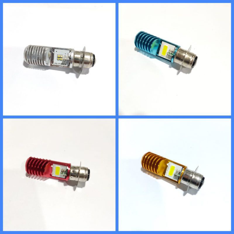 Lampu LED Utama Depan 2Led Motor Bebek dan Matic Soket H6 Led 2 Sisi PnP - warna lampu Putih