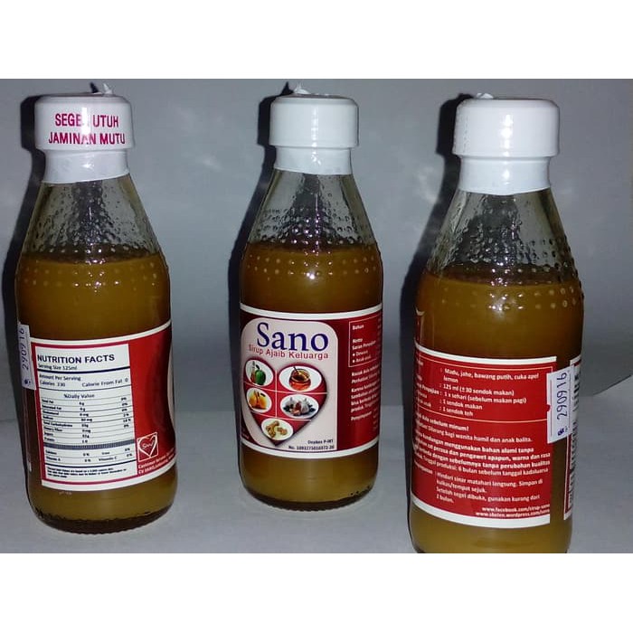 Bisa Cod Sirup Herbal Sano Shopee Indonesia