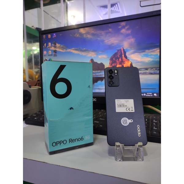 Oppo Reno 6 5G ram 8gb internal 128gb bekas pakai mulus garansi resmi