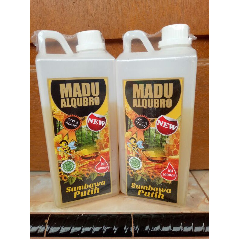 Madu Sumbawa Putih Al Qubro 1kg 100% Murni Alami