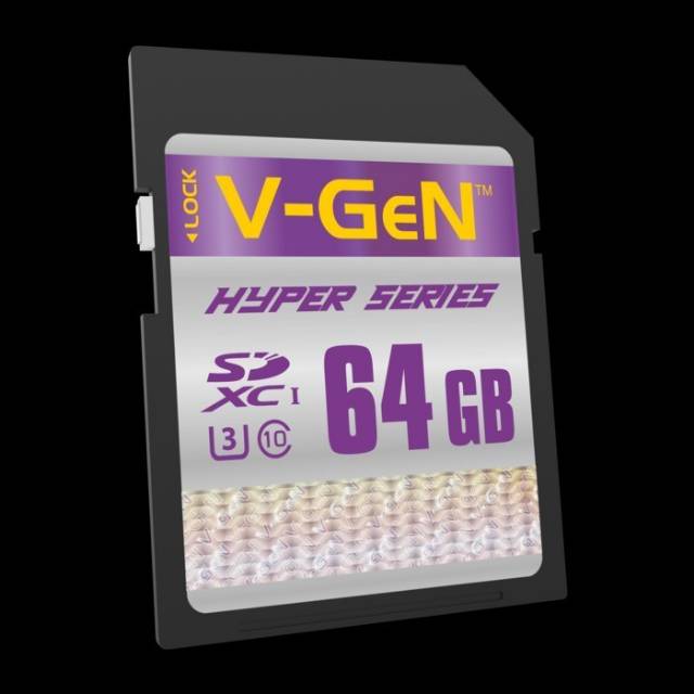 SD Card Class 10 V-GeN Hyper Series Memory Card 64 GB Vgen