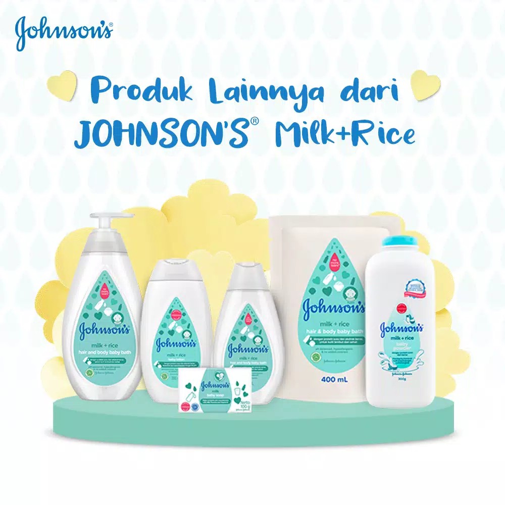 JOHNSONS MILK+RISE SABUN BAYI 2in1 refill 400ml