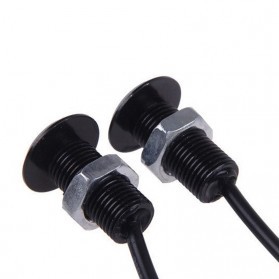 Sikeo Car Styling DIY 9W 500-Lumen Waterproof Eagle Eye LED Lamp 1 PCS / Lampu Mobil - SK101 - Red