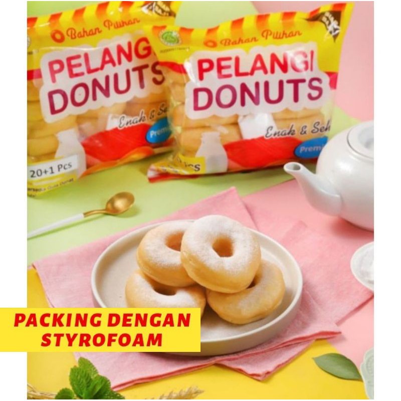 

PELANGI DONUTS ISI 21PCS 600GR